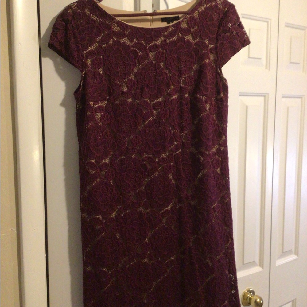 Beautiful maroon lace dress